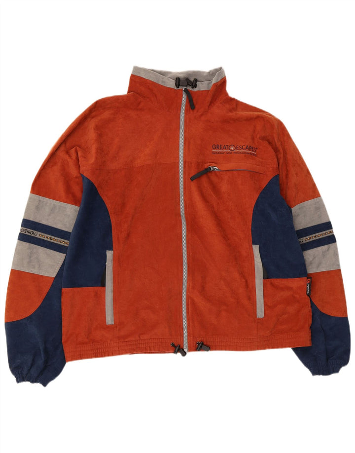 Great Escapes Herre træningsdragt Topjakke XL Orange Colourblock