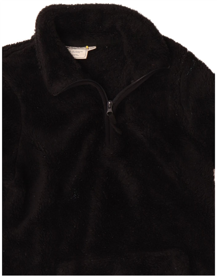 Mountain Warehouse Dame Fleece Jumper med lynlås DK 12 Medium Sort