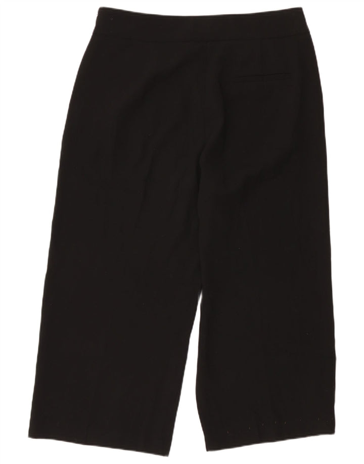 Marks & Spencer Dame Capri Bukser UK 16 Large W34 L22 Sort Polyester