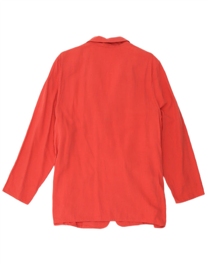 Marks & Spencer Dame Standard Fit 3-knaps blazerjakke UK 20 2XL Rød