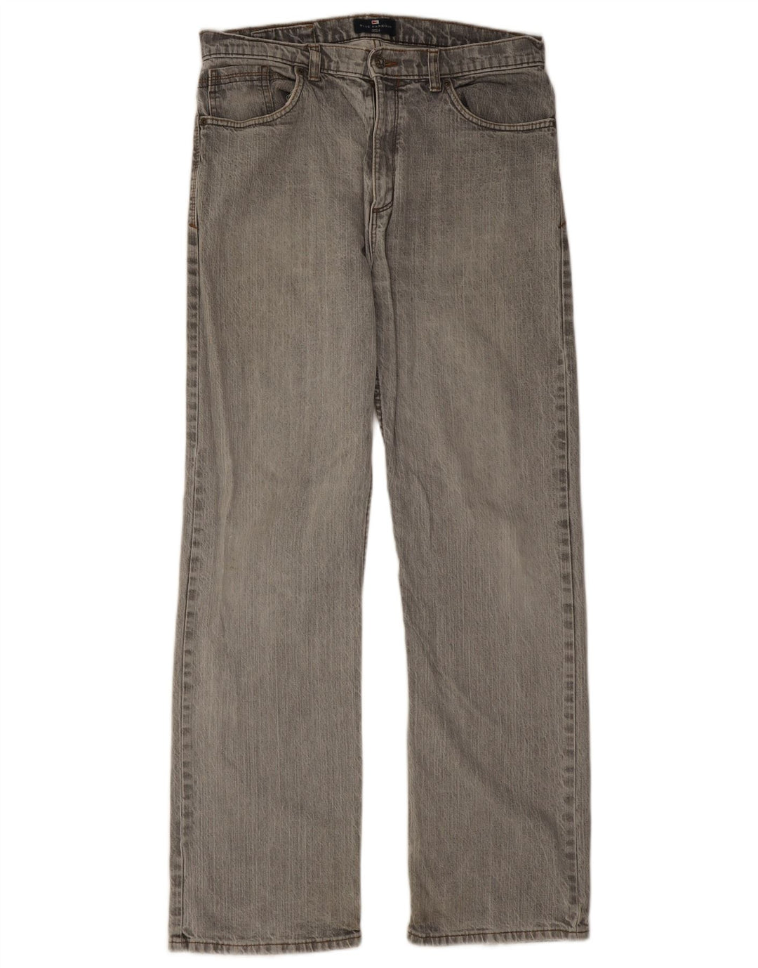 Marks & Spencer Straight Jeans til mænd W34 L33 Grå bomuld