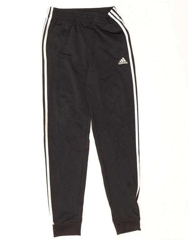 Adidas Pige Træningsdragt Bukser Joggers 14-15 År Sort Polyester
