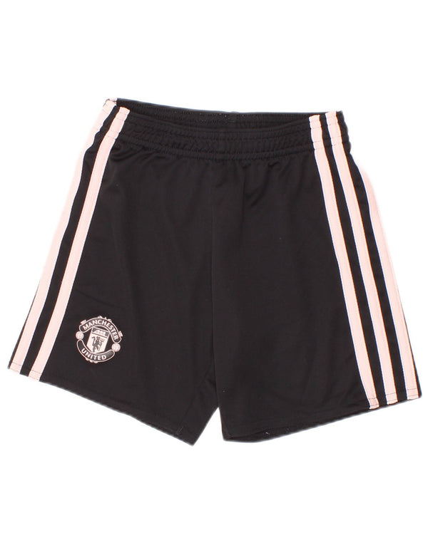 Adidas Boys Manchester United sportsshorts 4-5 år sort polyester