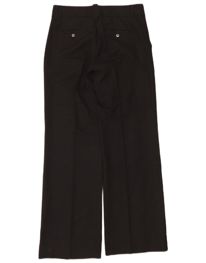 Zara jakkesæt med brede ben til kvinder EU 38 Small W28 L32 Sort polyester