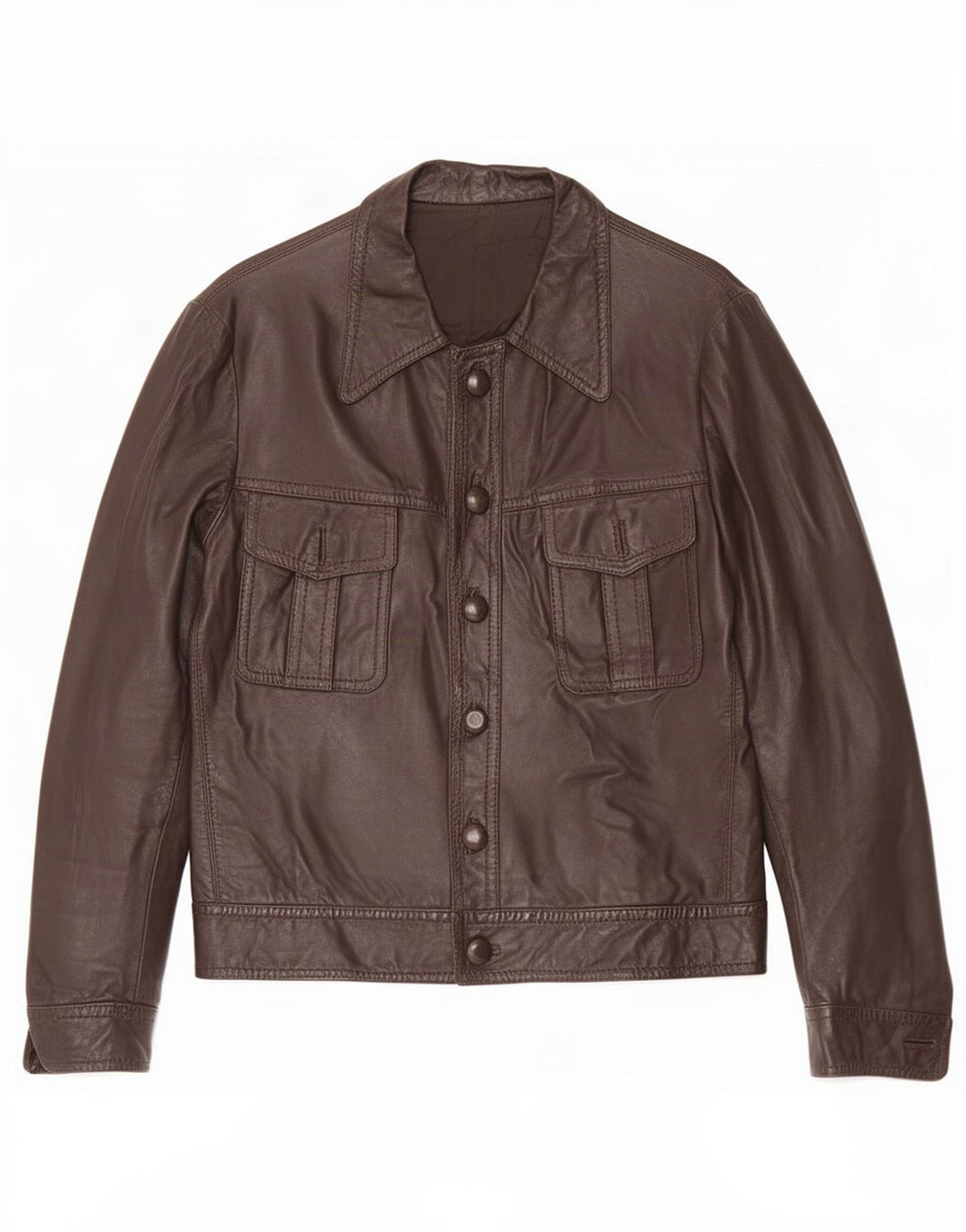 Vintage herre læderjakke UK 36 Small Brown