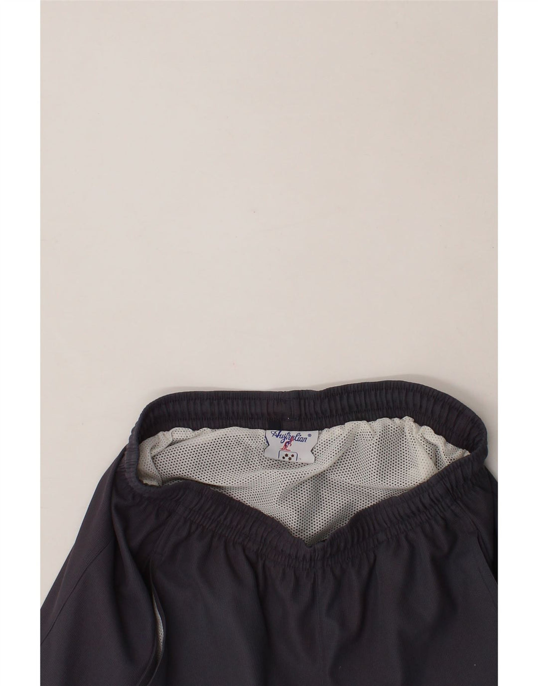AUSTRALIAN L'ALPINA Mens Sport Shorts Medium Navy Blue Polyester Vintage AUSTRALIAN L'ALPINA and Second-Hand AUSTRALIAN L'ALPINA from Messina Hembry 