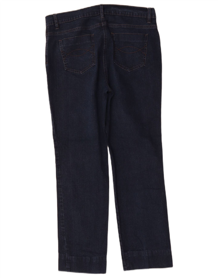 Marks & Spencer Dame Straight Jeans UK 14 Large W32 L27 Navy Blue