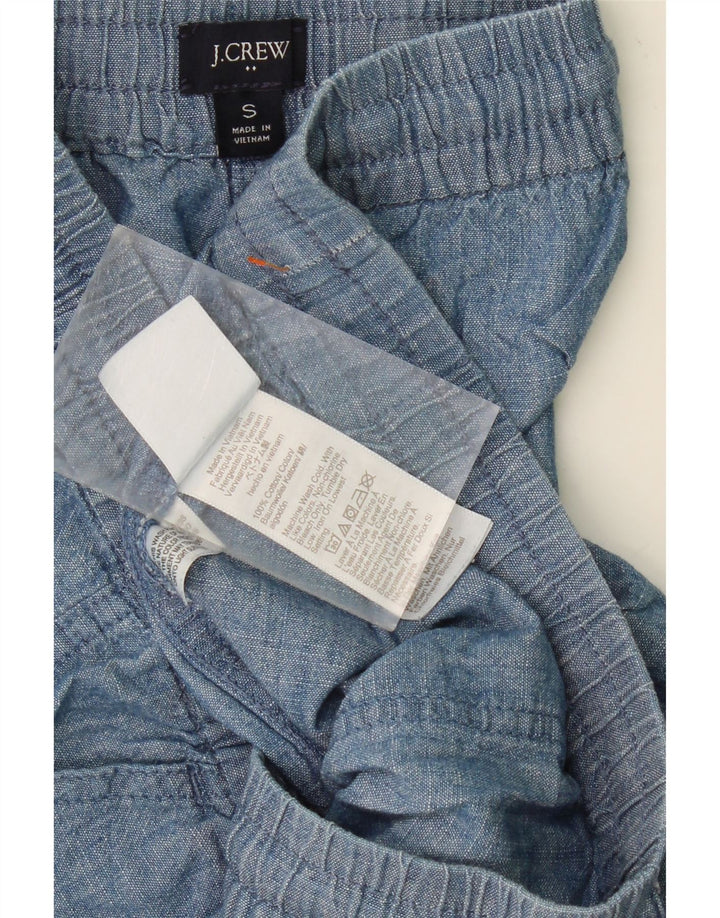 J. CREW Womens Chino Shorts Small W27 Blue Cotton Vintage J. Crew and Second-Hand J. Crew from Messina Hembry 