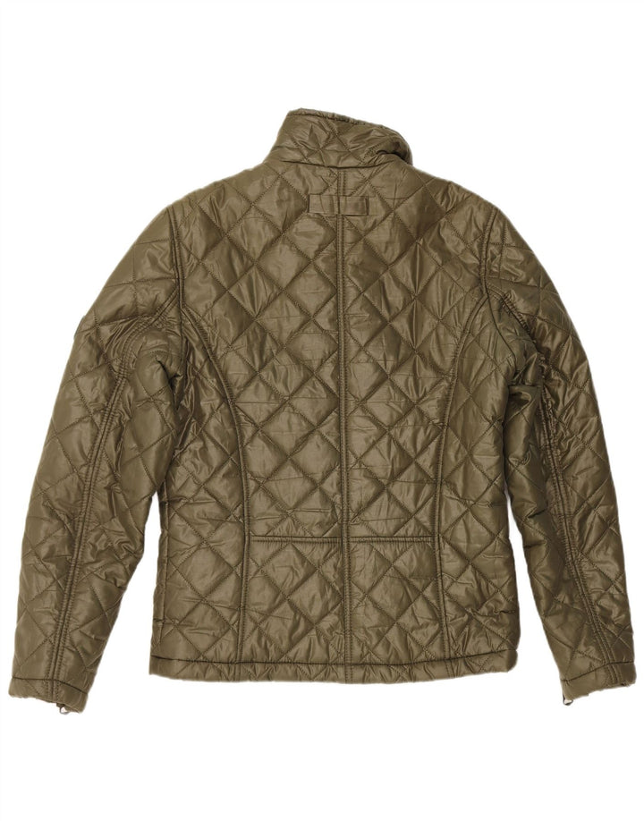 Datch Herre Quiltet Jakke UK 38 Medium Khaki Polyester