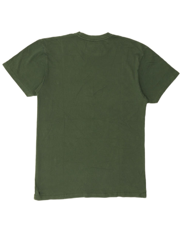 Vans Herre Klassisk grafisk T-shirt Top Medium Grøn Colourblock Bomuld