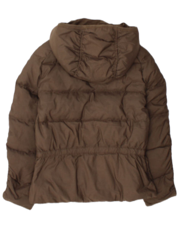 Ralph Lauren Piger Polstret Hættejakke 15-16 år XL Brun Polyester