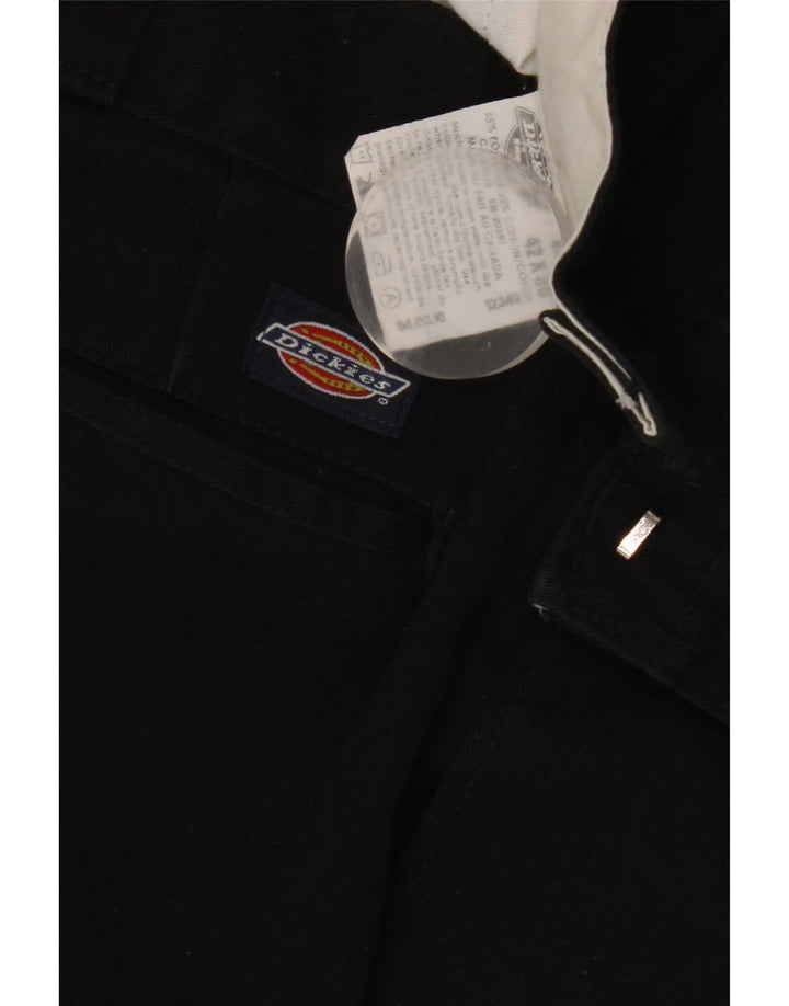 Dickies Herre Cropped Trousers W42 L25 Sort Polyester
