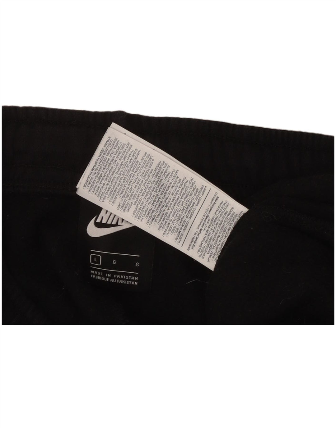 NIKE Grafisk træningsdragt bukser til mænd Jogger Stor sort bomuld