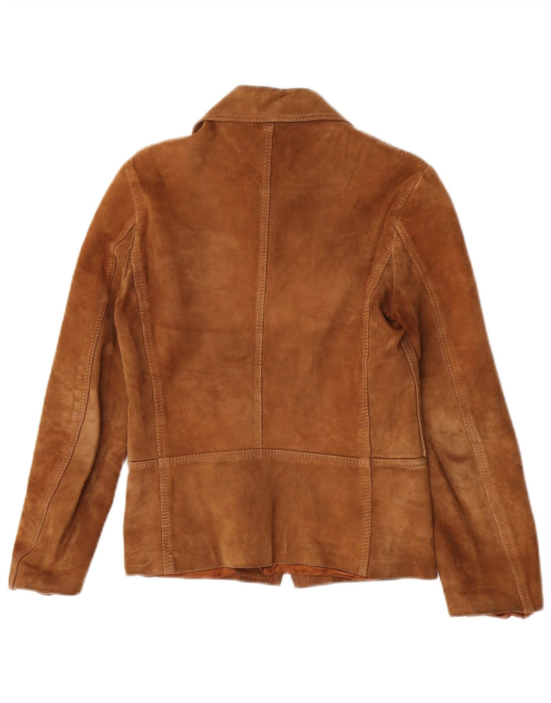 Vintage dame ruskindsjakke UK 10 Small Brown