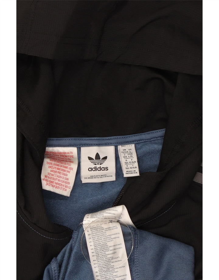 Adidas Træningsdragt Topjakke til drenge 13-14 år Blå Colourblock Polyester