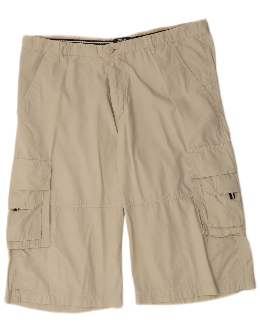 FILA Herre Cargo Shorts W36 Stor Beige Bomuld