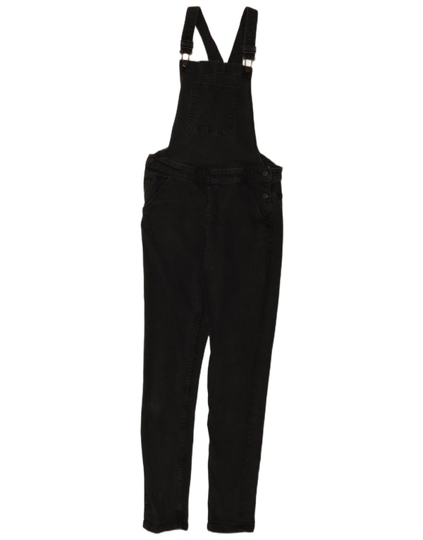 Marks & Spencer Girls Dungarees Jeans 14-15 år W30 L29 sort bomuld