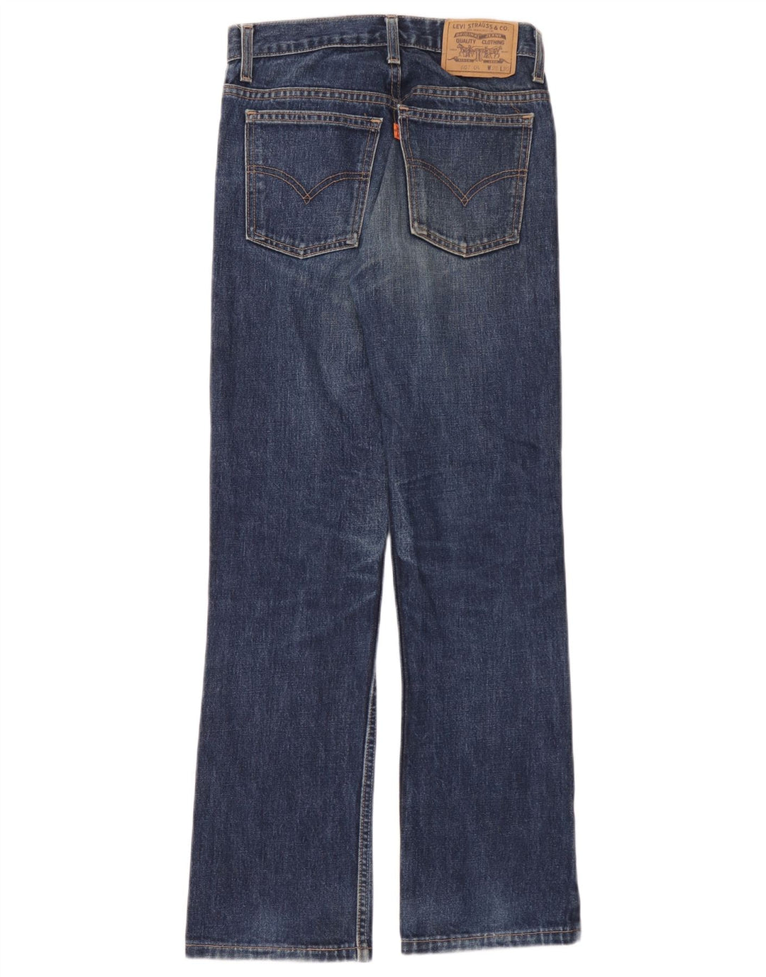Levi's Herre 607 Straight Jeans W28 L30 Blå Bomuld