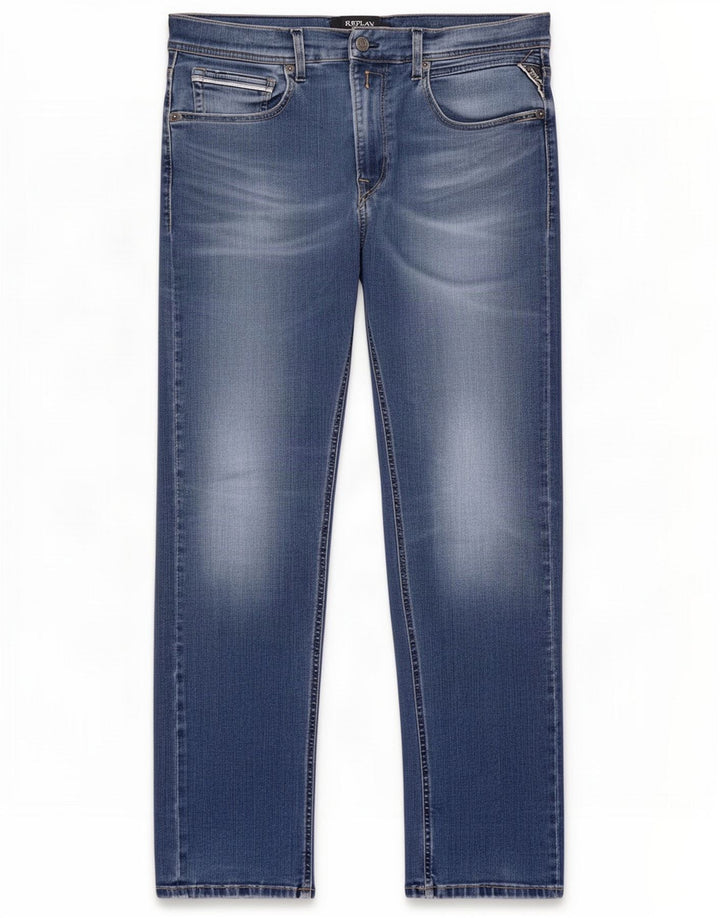 Replay Straight Jeans til mænd W30 L29 Blå