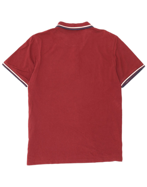 Pierre Cardin Herre Regular Fit Polo Shirt 3XL Bourgogne stribet bomuld