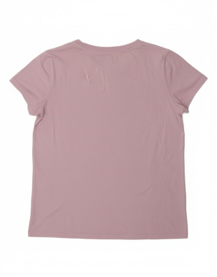 LEVI'S Womens Graphic T-Shirt Top UK 12 Medium Pink Cotton