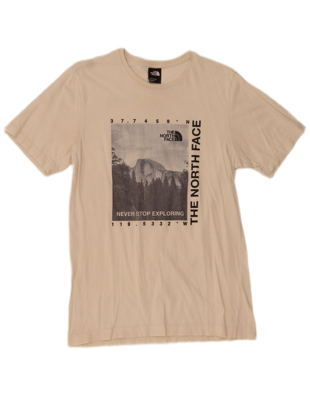 The North Face Herre Grafisk T-Shirt Top Lille Hvid