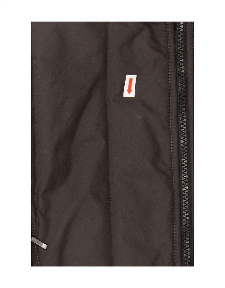 Refrigiwear Dame Hætte Polstret Frakke IT 46 Stor Khaki Nylon