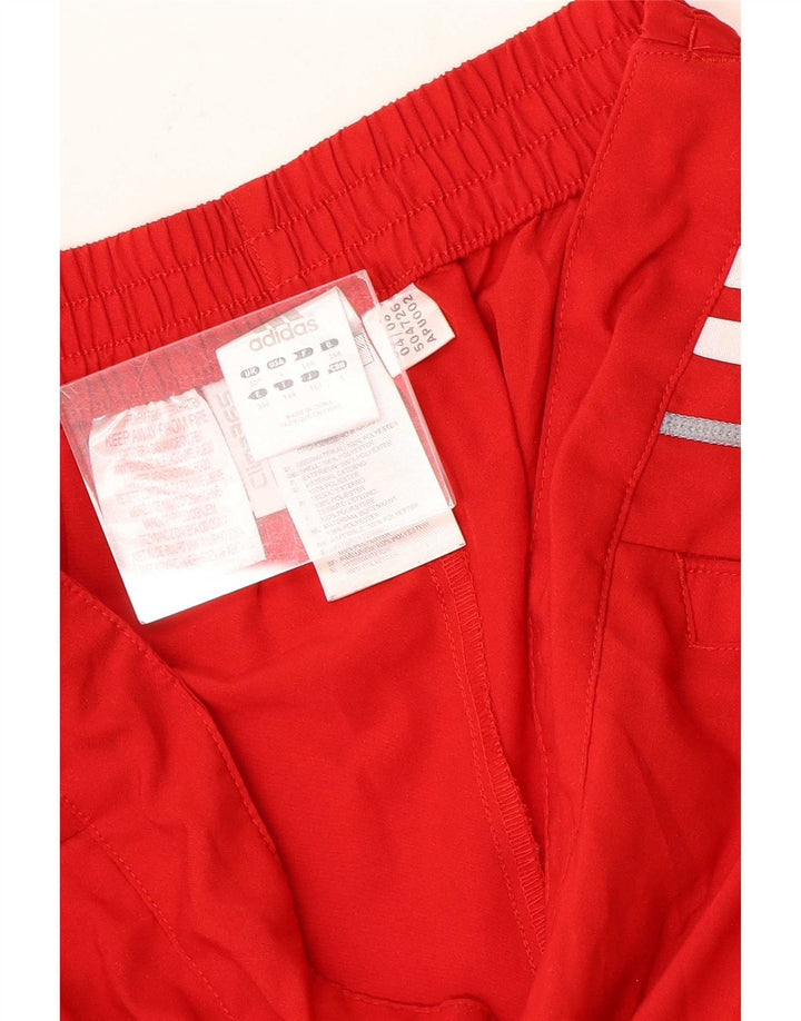 Adidas drenge Climalite grafiske sportsshorts 13-14 år rød polyester