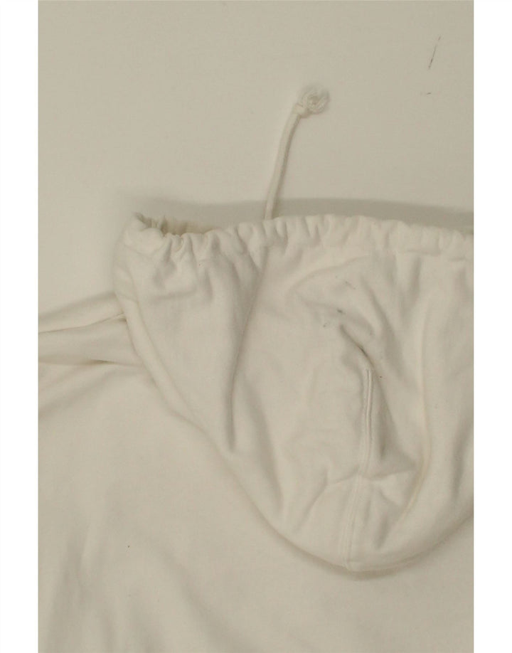 LEVI'S Mens Graphic Hoodie Jumper Medium White Cotton Vintage Levi's and Second-Hand Levi's from Messina Hembry 