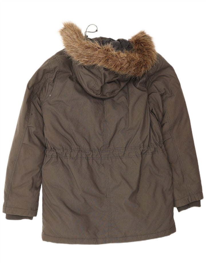 Esprit Herre Hooded Parka Jacket UK 38 Medium Grey