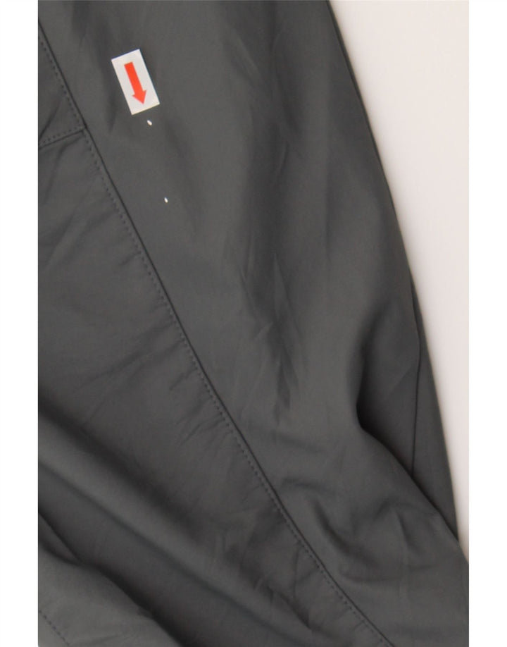 IZOD Mens Hooded Windbreaker Jacket UK 44 2XL Grey Polyester Vintage Izod and Second-Hand Izod from Messina Hembry 