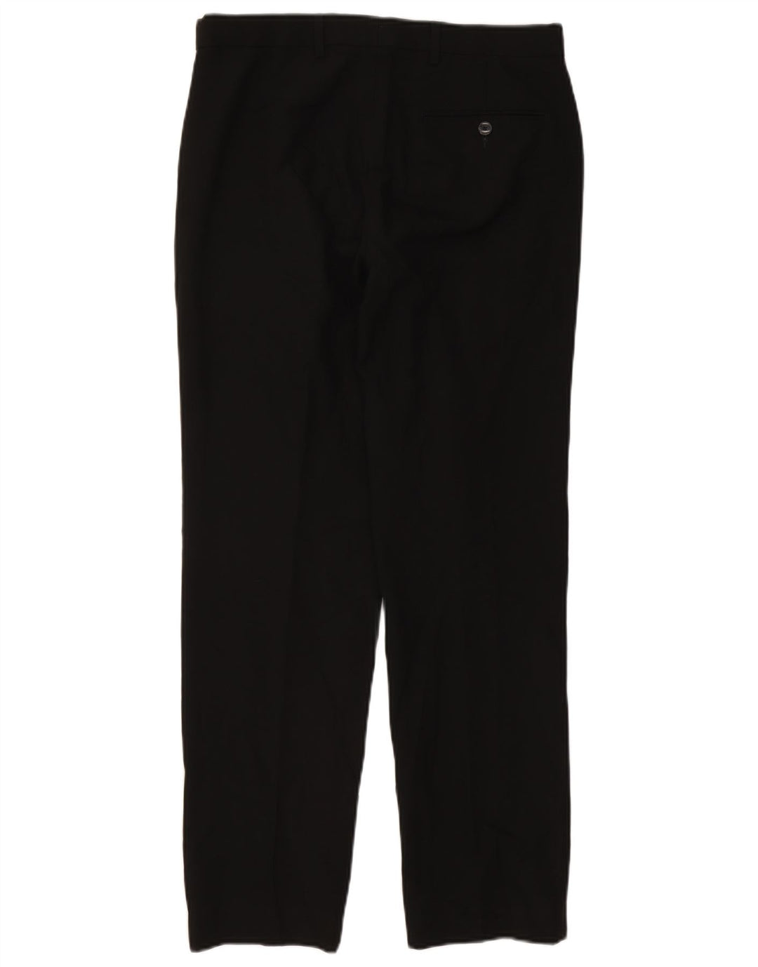 Marks & Spencer Straight Suit Bukser til mænd W32 L31 Sort polyester