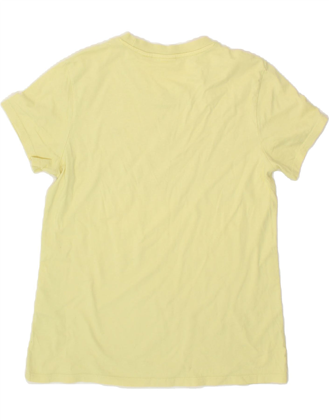 LEVI'S Womens T-Shirt Top UK 14 Large Yellow Cotton Vintage Levi's and Second-Hand Levi's from Messina Hembry 