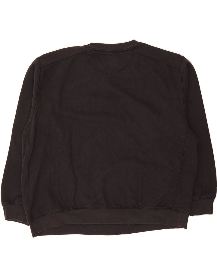 STARTER Mens Sweatshirt Jumper 2XL Black Cotton Vintage Starter and Second-Hand Starter from Messina Hembry 