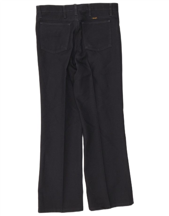 Wrangler Herre Bootcut Casual Bukser W36 L30 Marineblå Polyester