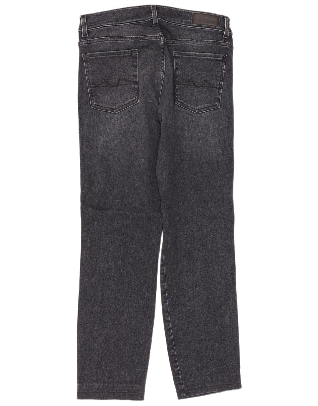 7 For All Mankind Dame Straight Jeans W30 L27 Marineblå