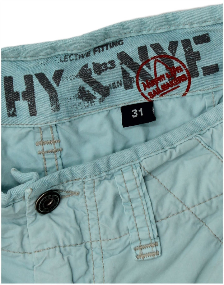 Murphy & Nye Herre Sailmakers Casual Shorts W31 Medium Blue Cotton