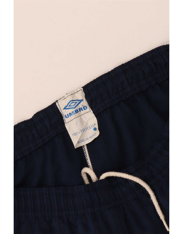 Umbro Herre Sportshorts Medium Navy Blue Pinstripe Polyester