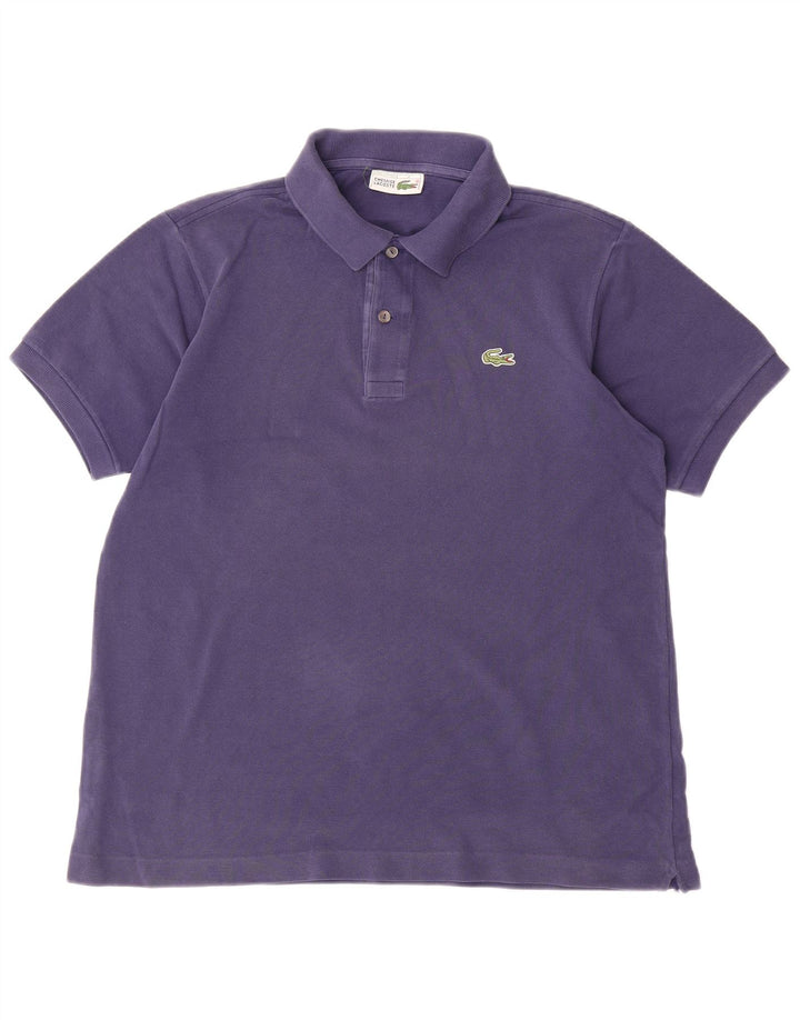 Lacoste herre poloshirt størrelse 4 Medium marineblå bomuld
