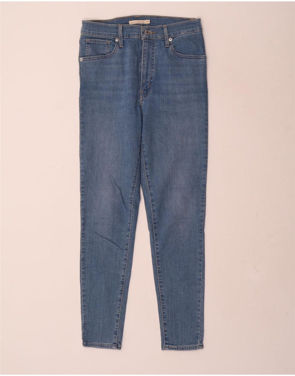 Levi's Womens High Rise Super Skinny Jeans W29 L28 Blå Bomuld