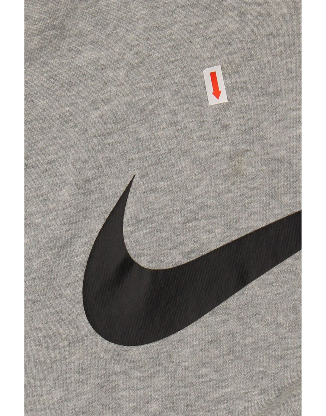 Nike grafisk hættetrøje til mænd mellemgrå flækket bomuld