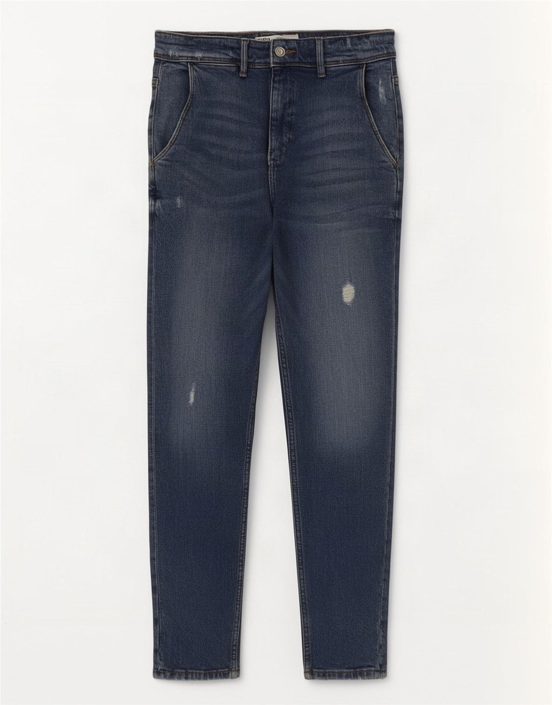 Zara Herre Distressed Skinny Jeans EU 38 Small W30 L30 Blue