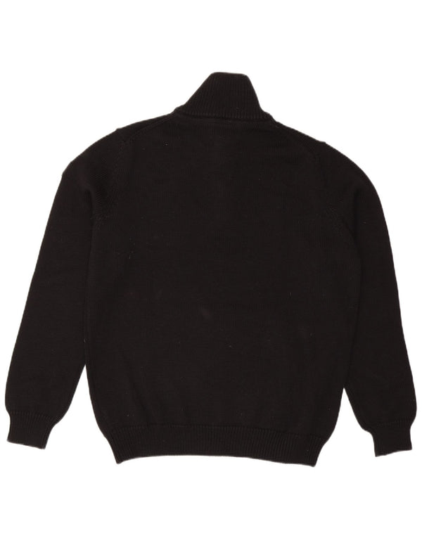 Marina Yachting Herre Button Neck Jumper Sweater 2XL Sort Uld