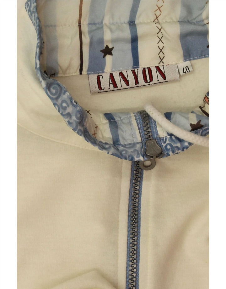 Canyon Oversized Sweatshirt Jumper EU 40 Medium Off White Floral