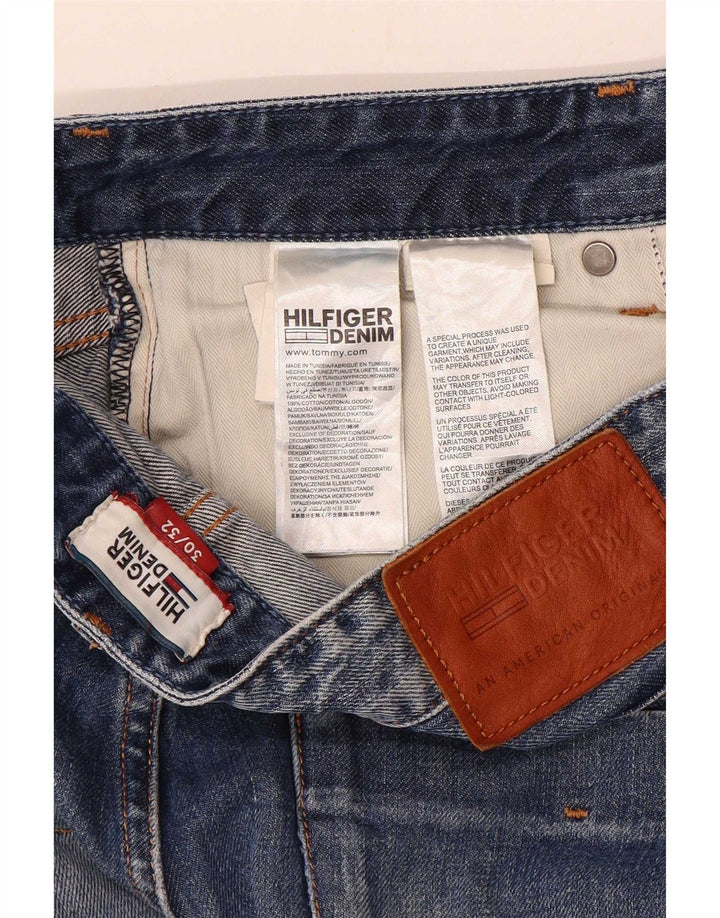 Tommy Hilfiger Herre Slim Jeans W30 L32 Blå Bomuld