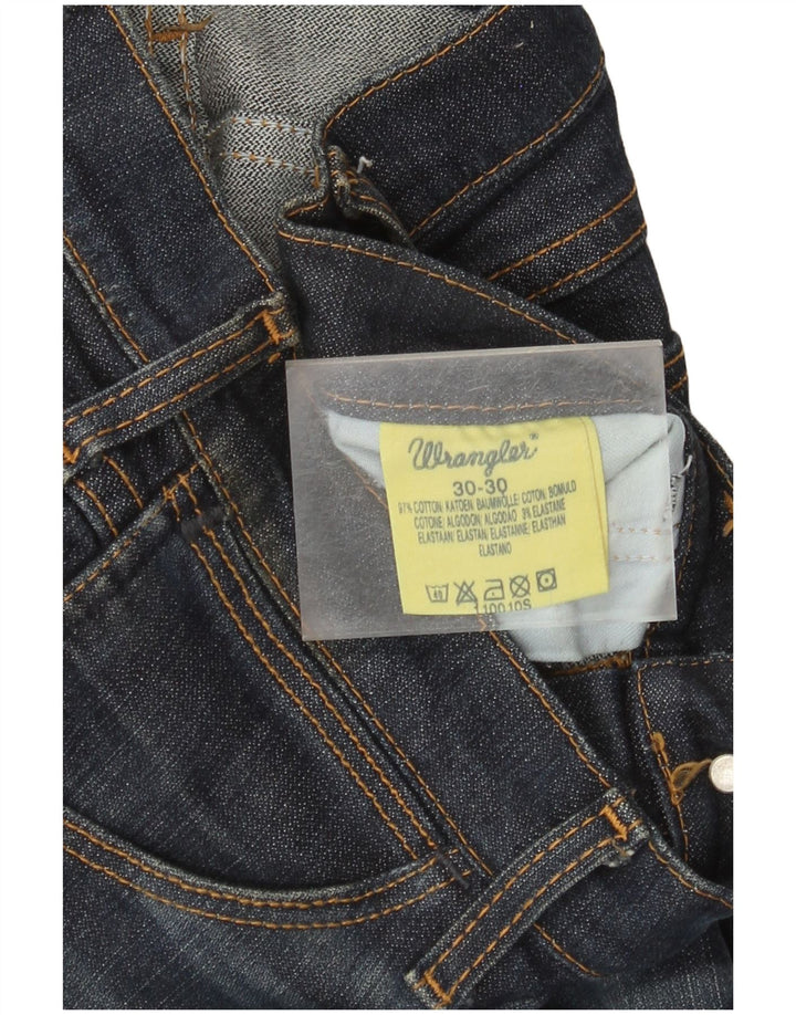 Wrangler Dame Flared Jeans W30 L30 Marineblå Bomuld