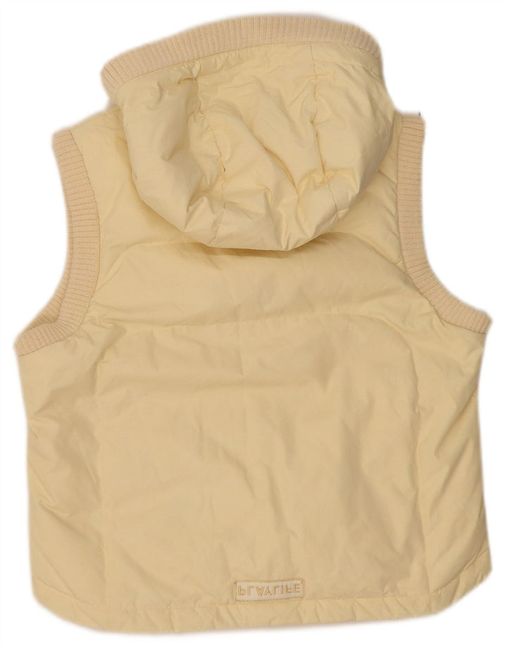 Playlife Dame Hætte Polstret Gilet UK 14 Medium Gul Polyester