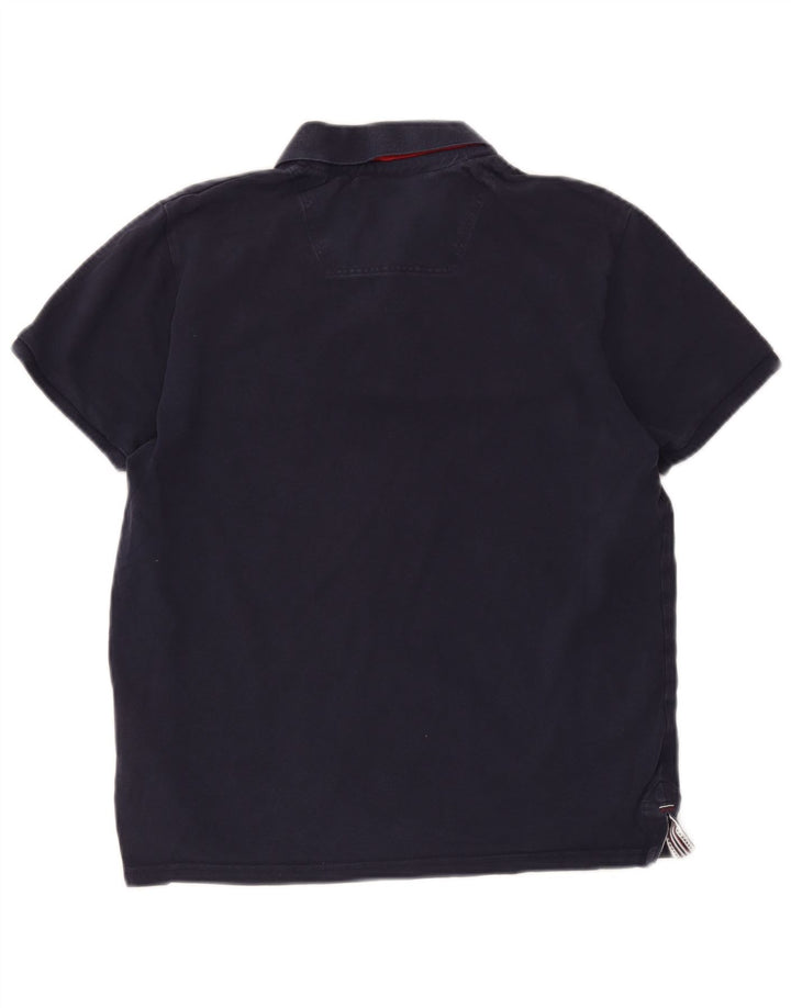 Joules Herre Slim Fit Polo Shirt Medium Navy Blue Bomuld