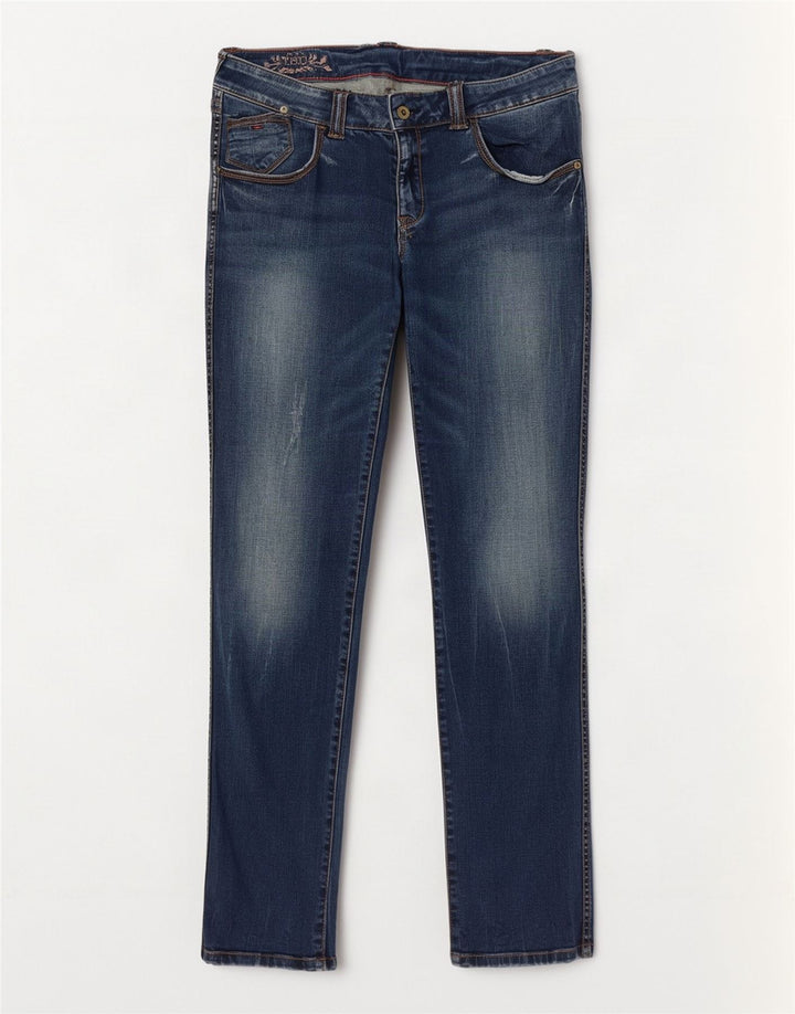 Tommy Hilfiger Dame Slim Jeans W32 L32 Marineblå Bomuld