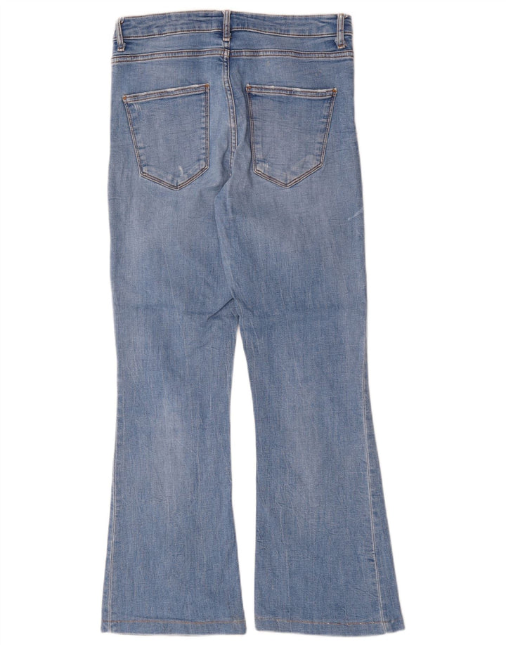 Zara Dame Bootcut Jeans EU 40 Medium W30 L28 Blå